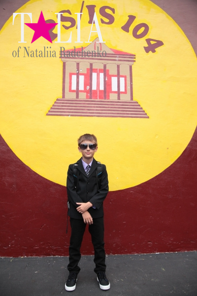 Первый день в учебном году. Школа PS/IS 104 Форт Хамилтон, Бей Ридж, Бруклин, Нью-Йорк